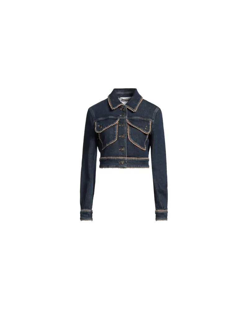 Moschino JACKEN & MÄNTEL - Jeansjacken/Mäntelauf YOOX.COM Blau