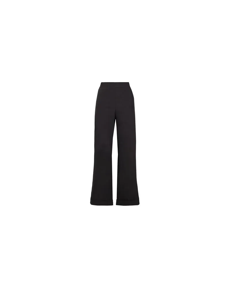 8 by Yoox COTTON PANTS WITH BASQUE  - HOSEN & RÖCKE - Hosenauf YOOX.COM Schwarz