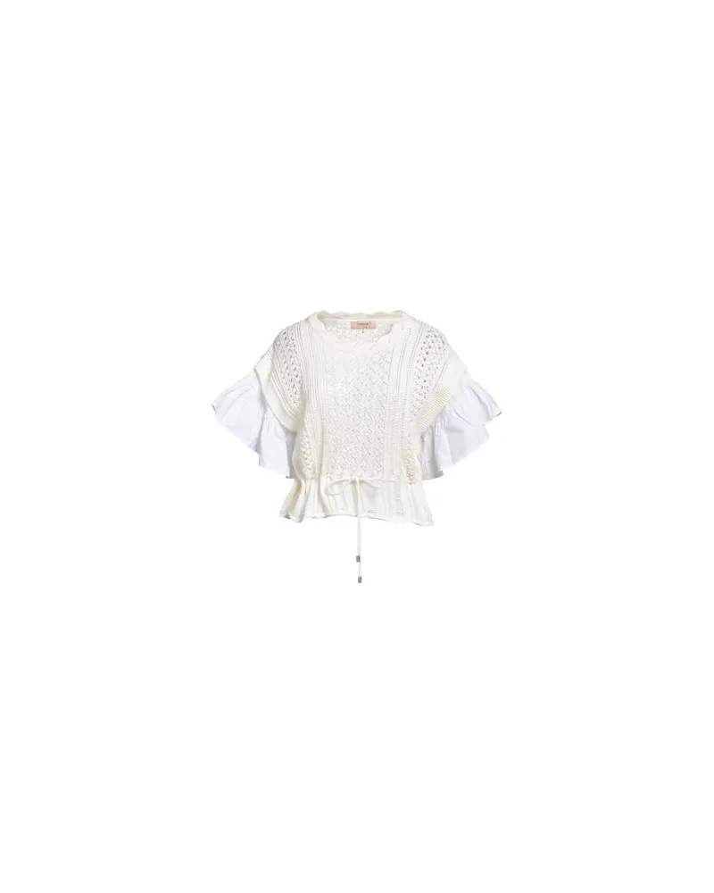 Twin-Set STRICKWAREN - Pulloverauf YOOX.COM Elfenbein