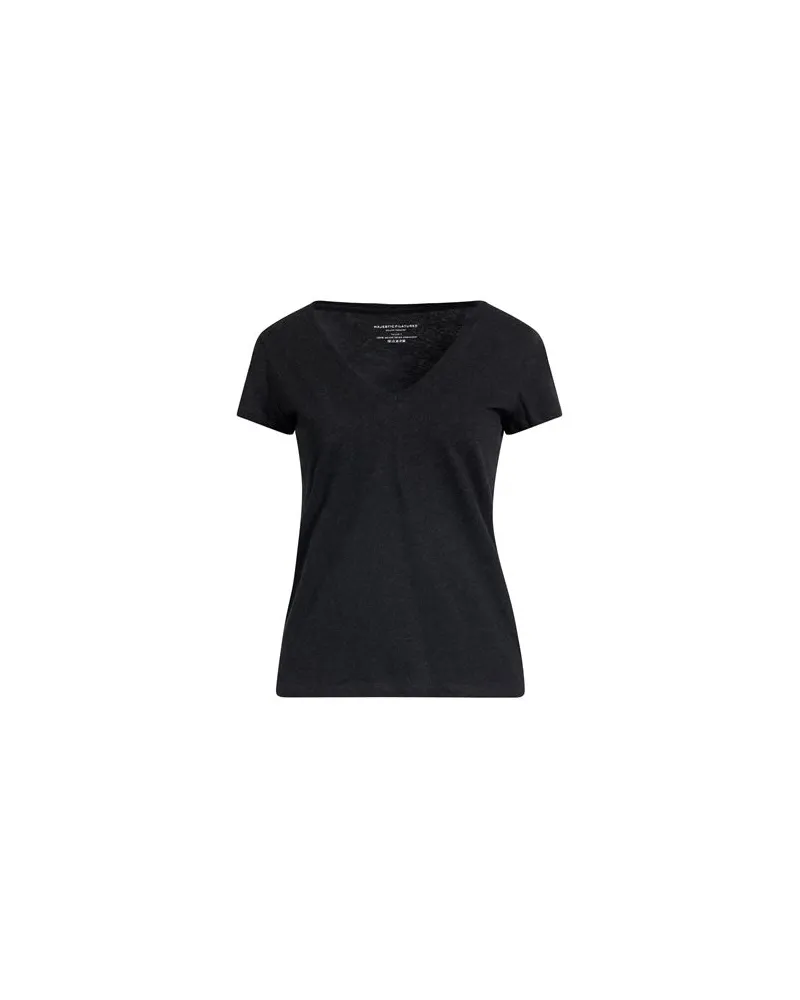 Majestic TOPS - T-shirtsauf YOOX.COM Schwarz