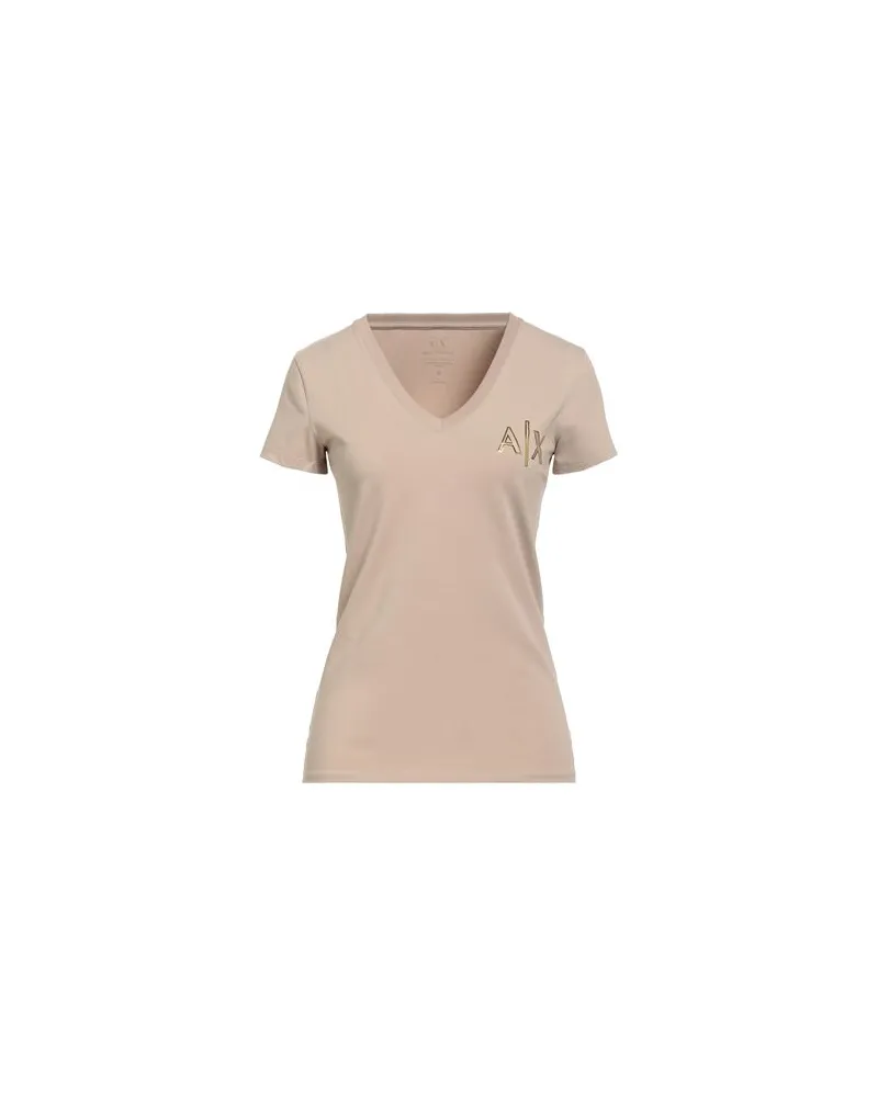 Armani Exchange TOPS - T-shirtsauf YOOX.COM Beige