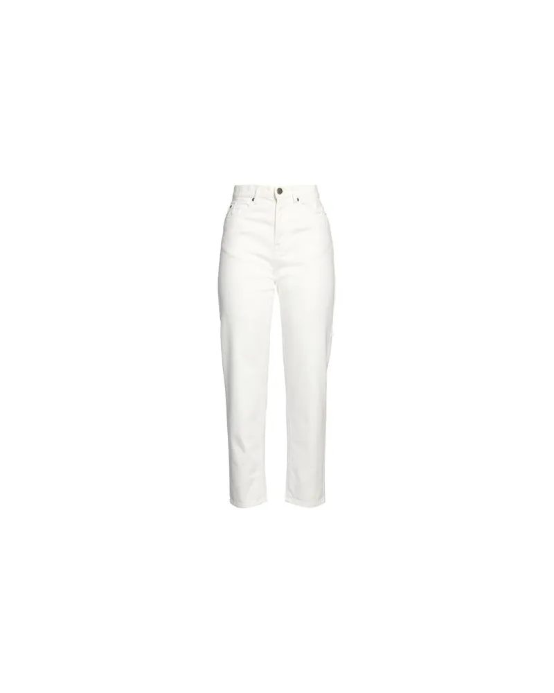 Twin-Set HOSEN & RÖCKE - Jeanshosenauf YOOX.COM Weiß