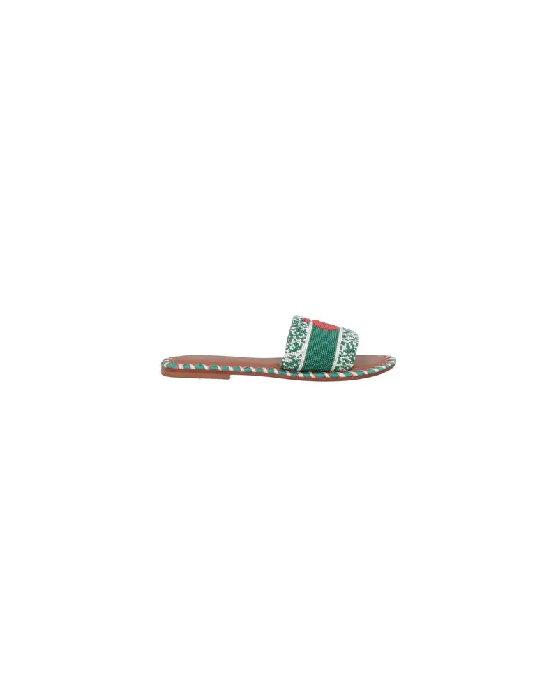 DE SIENA SCHUHE - Sandalenauf YOOX.COM Grün