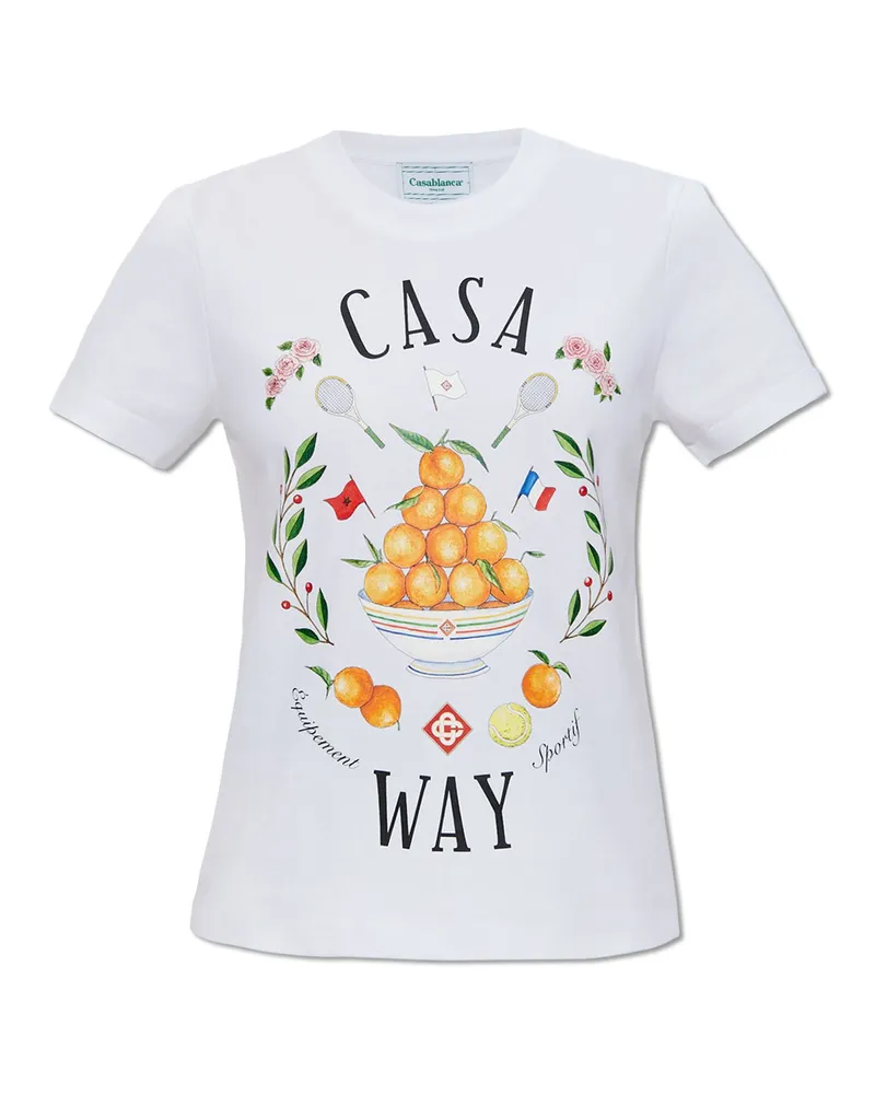 Casablanca Paris T-shirts Weiß