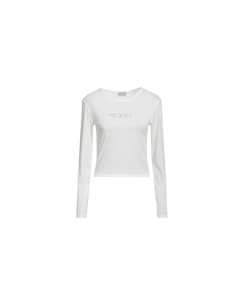 Guess TOPS - T-shirtsauf YOOX.COM Elfenbein