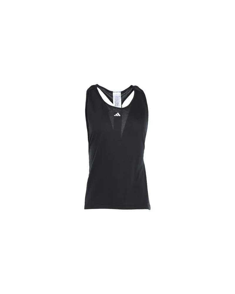 adidas POWER TANK  - POWER TANK - TOPS - Topsauf YOOX.COM Schwarz
