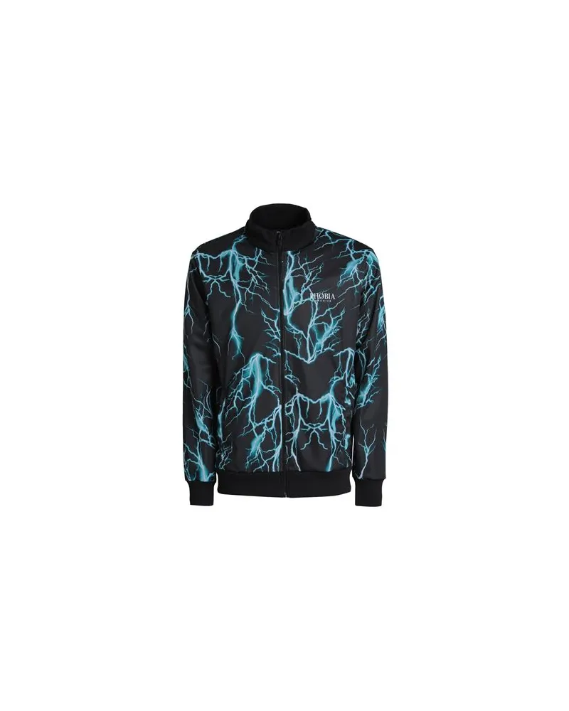 Phobia Archive ALL OVER LIGHTNING TRACKSUIT   - TOPS - Sweatshirtsauf YOOX.COM Schwarz
