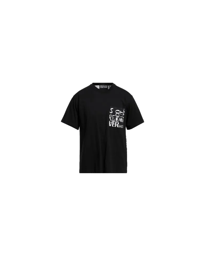 Versace Jeans TOPS - T-shirtsauf YOOX.COM Schwarz