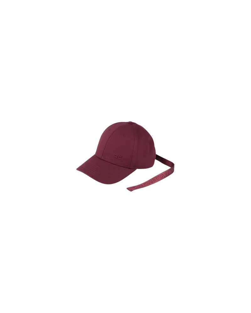 Elisabetta Franchi ACCESSOIRES - Mützen & Hüteauf YOOX.COM Bordeaux