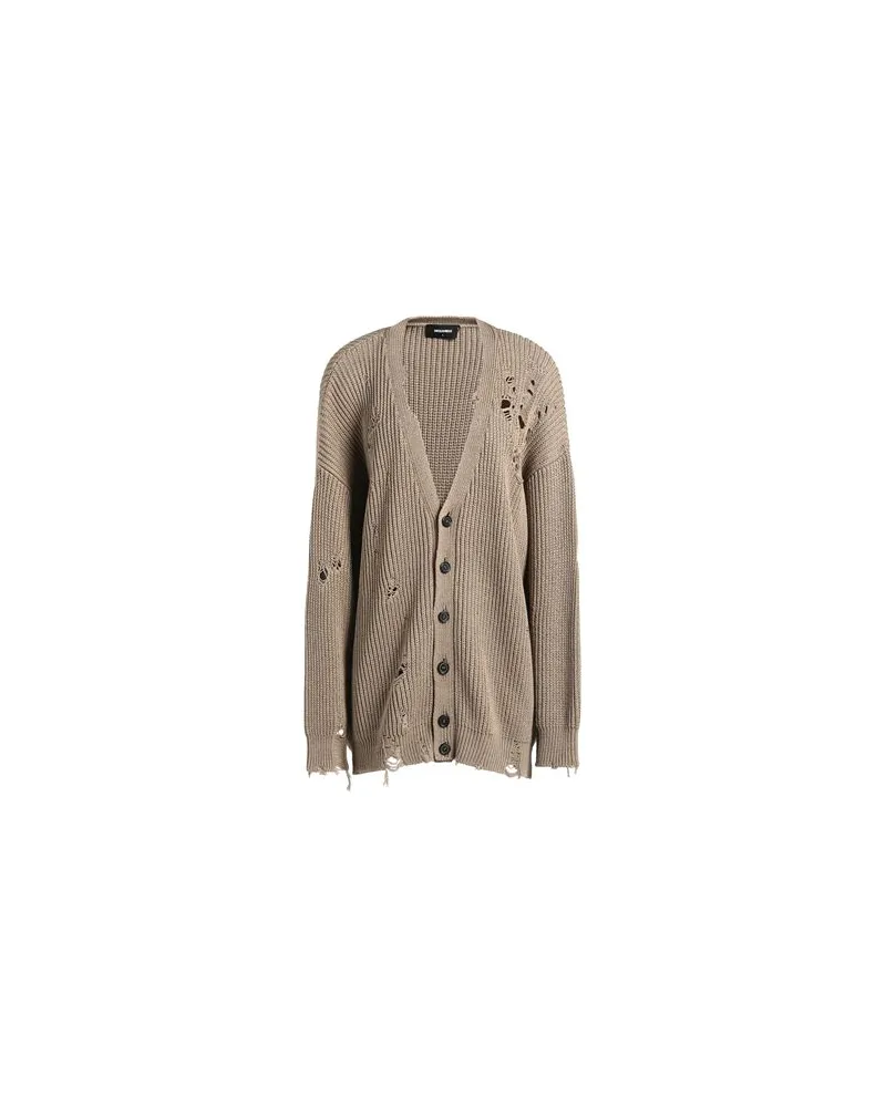 Dsquared2 STRICKWAREN - Strickjackenauf YOOX.COM Sand