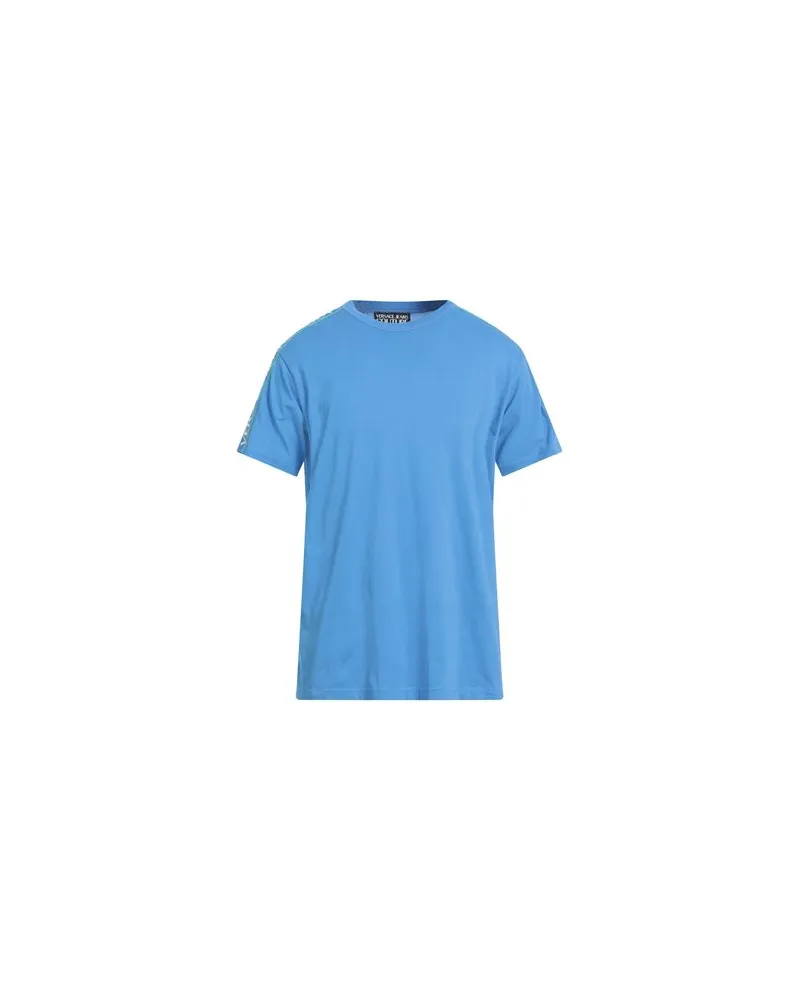 Versace Jeans TOPS - T-shirtsauf YOOX.COM Azurblau