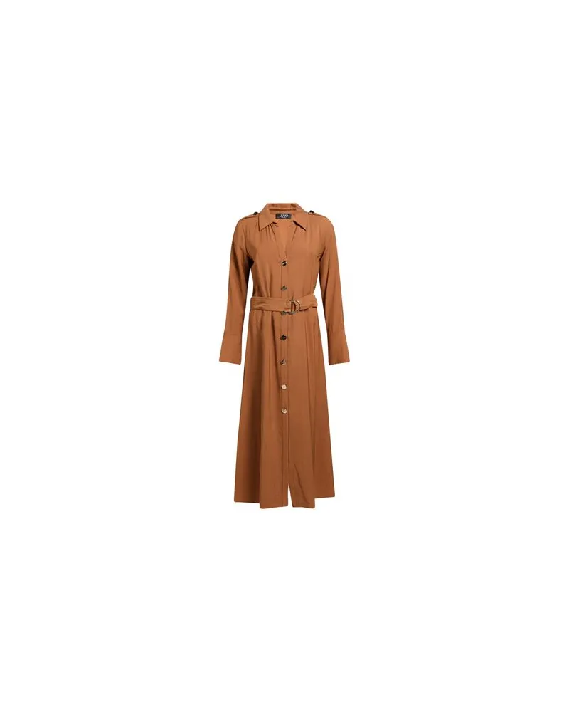Liu Jo KLEIDER - Maxi-Kleiderauf YOOX.COM Braun