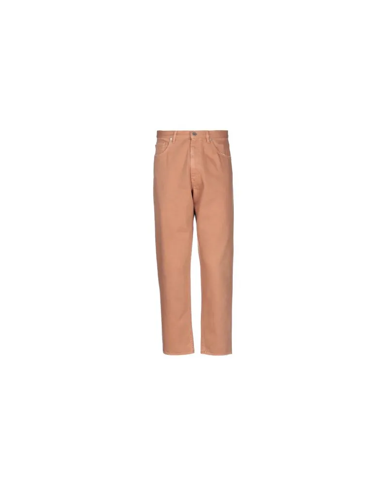 PENCE HOSEN & RÖCKE - Jeanshosenauf YOOX.COM Rostrot