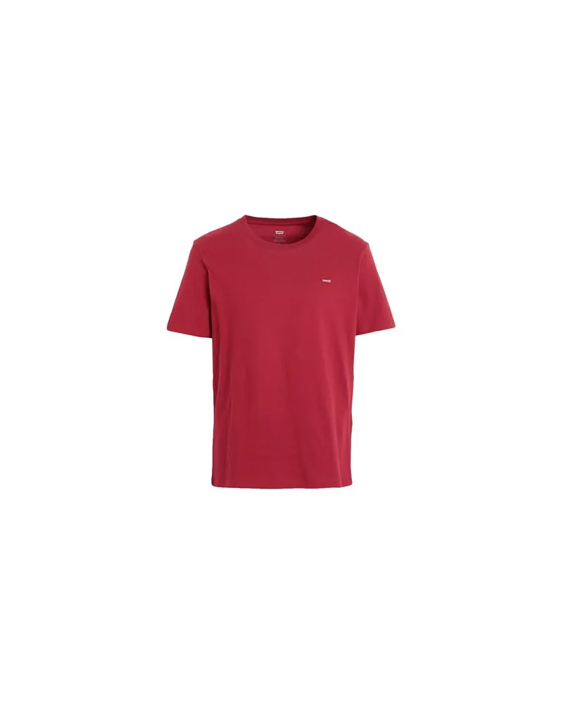 Levi's SS ORIGINAL HM TEE BROWNS  - TOPS - T-shirtsauf YOOX.COM Ziegelrot