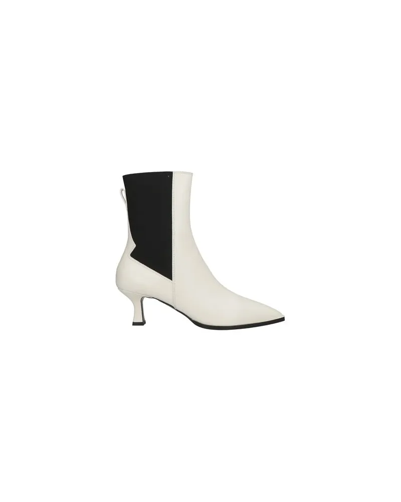 3JUIN SCHUHE - Stiefelettenauf YOOX.COM Elfenbein