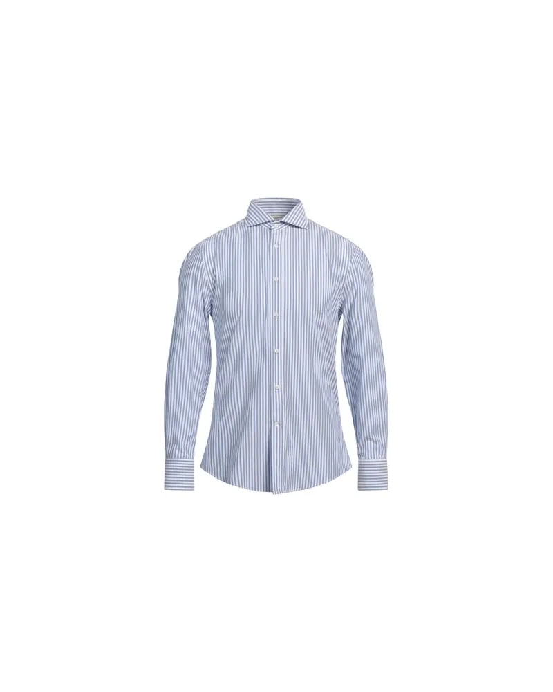 Brunello Cucinelli TOPS - Hemdenauf YOOX.COM Blau