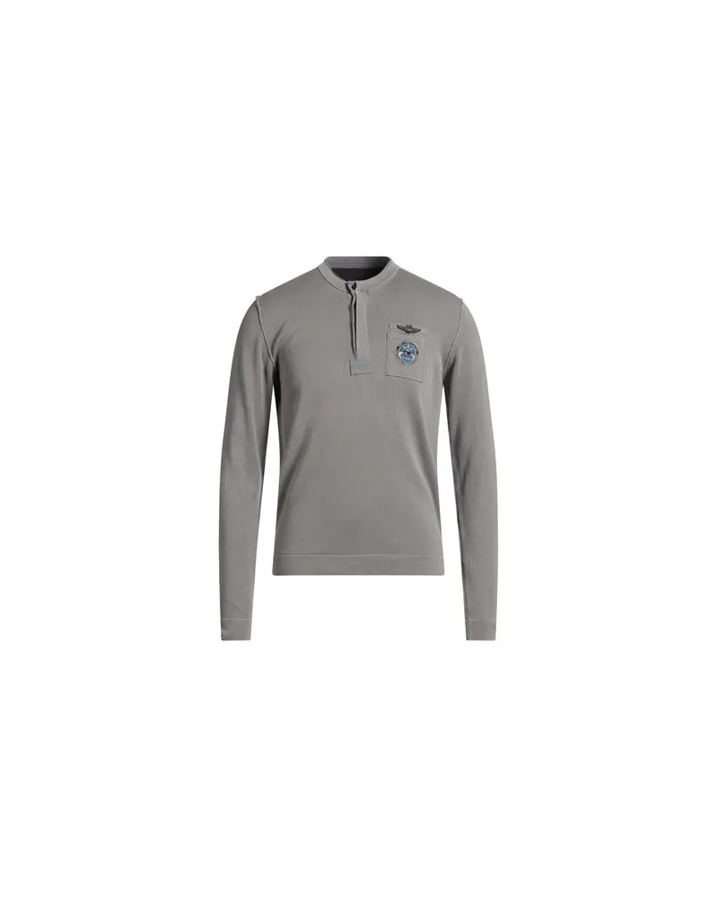 Aeronautica Militare STRICKWAREN - Pulloverauf YOOX.COM Grau