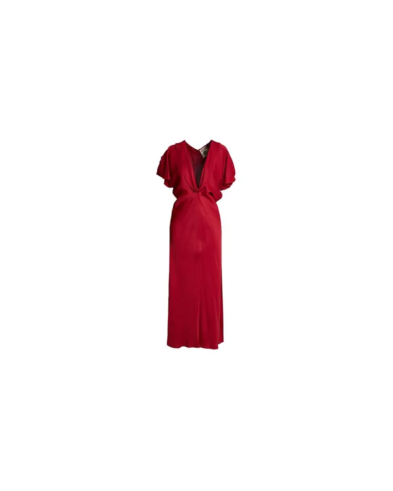 Semicouture KLEIDER - Maxi-Kleiderauf YOOX.COM Bordeaux
