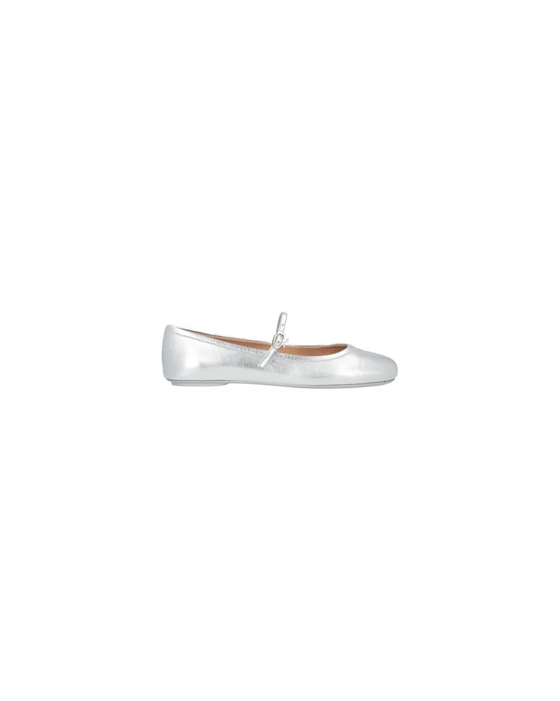 Gianvito Rossi SCHUHE - Ballerinasauf YOOX.COM Silber