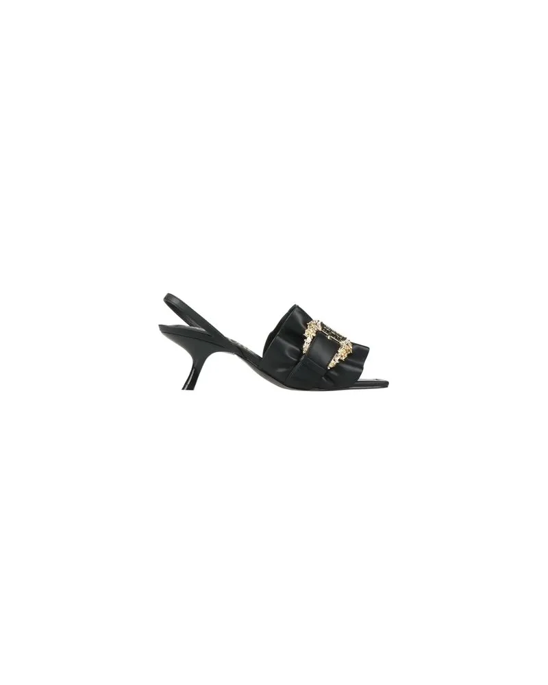 Versace Jeans SCHUHE - Sandalenauf YOOX.COM Schwarz