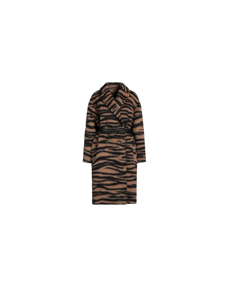 Max Mara JACKEN & MÄNTEL - Mäntelauf YOOX.COM Braun
