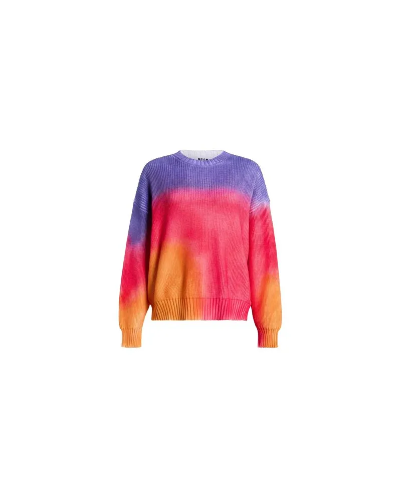 MSGM STRICKWAREN - Pulloverauf YOOX.COM Magenta
