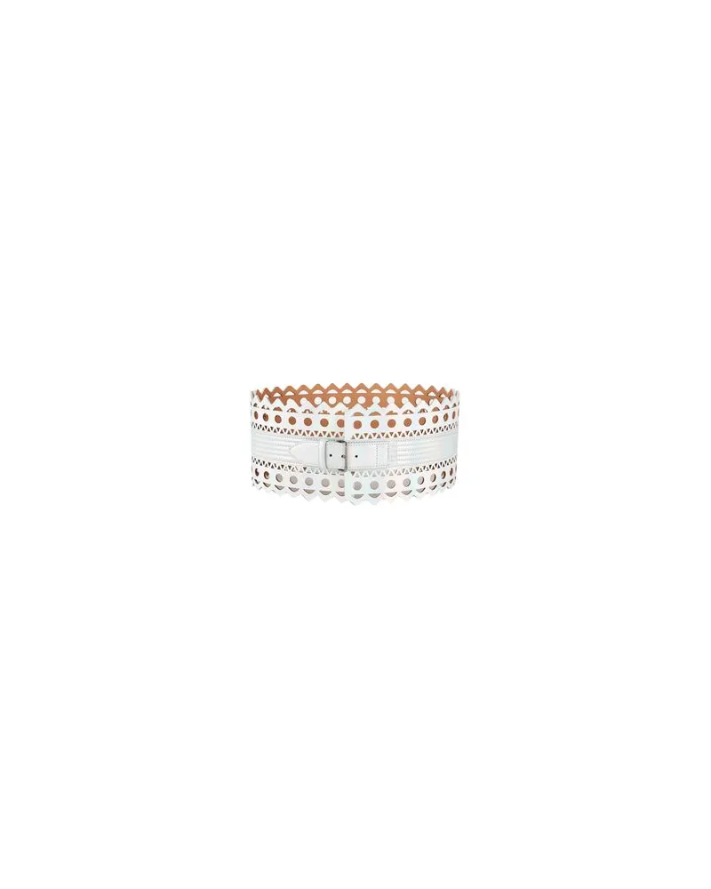 Alaïa Kleinlederwaren - Gürtelauf YOOX.COM Silber