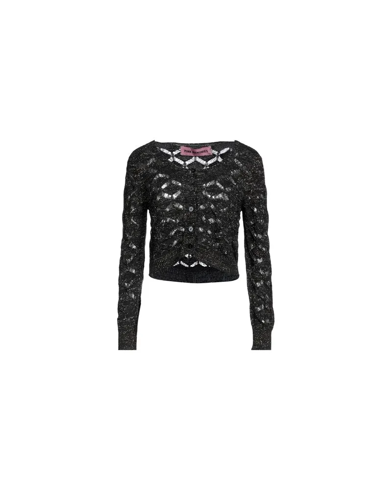 Pink Memories STRICKWAREN - Strickjackenauf YOOX.COM Schwarz