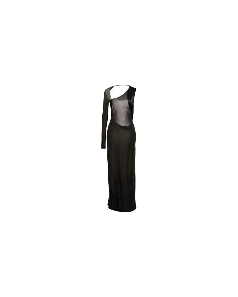 GALVAN KLEIDER - Maxi-Kleiderauf YOOX.COM Schwarz