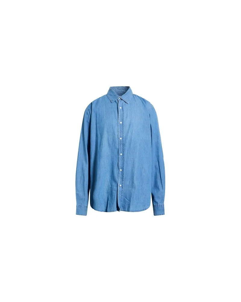 ASPESI TOPS - Jeanshemdenauf YOOX.COM Blau