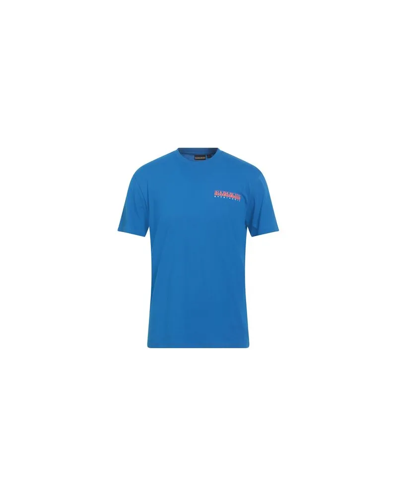Napapijri TOPS - T-shirtsauf YOOX.COM Azurblau