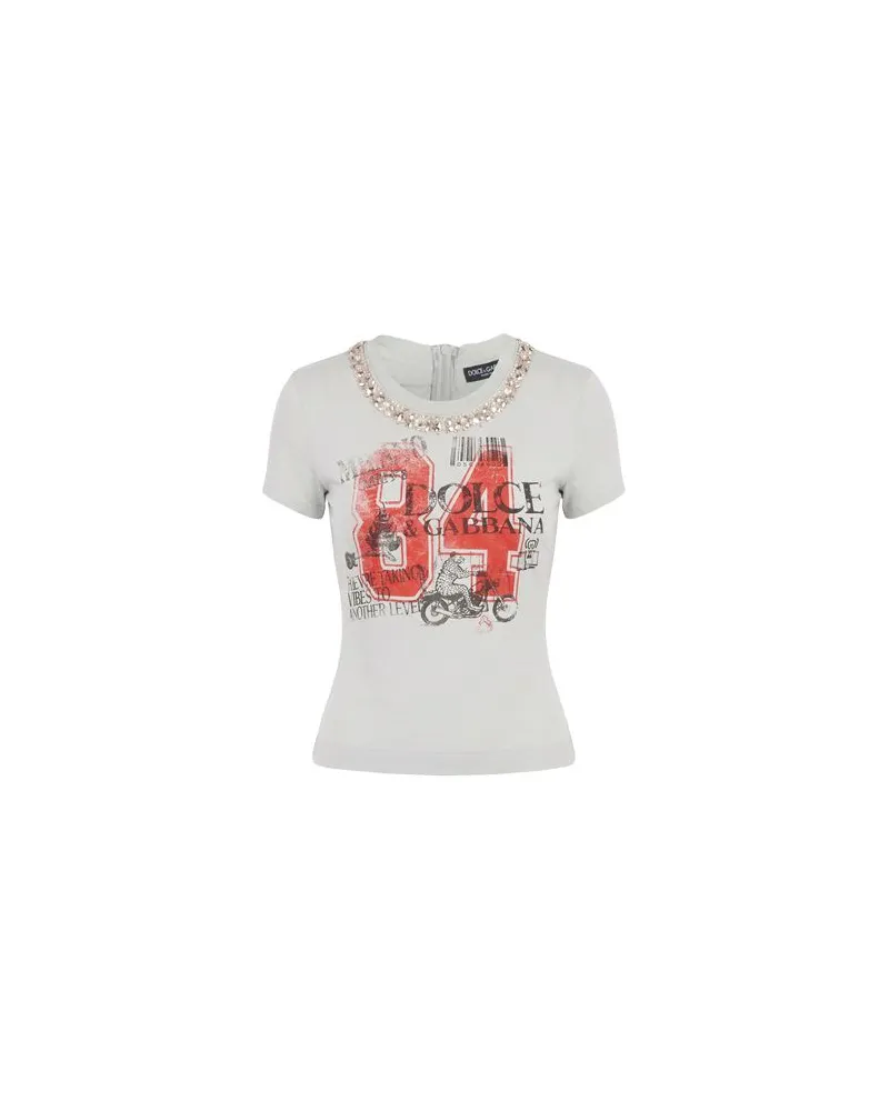 Dolce & Gabbana TOPS - T-shirtsauf YOOX.COM Hellgrau