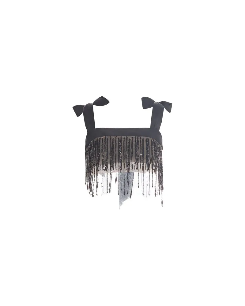 Elisabetta Franchi TOPS - Topsauf YOOX.COM Schwarz