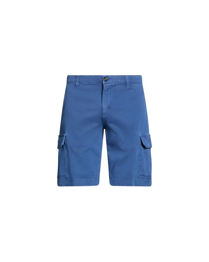 MOORER HOSEN & RÖCKE - Shorts & Bermudashortsauf YOOX.COM Blau