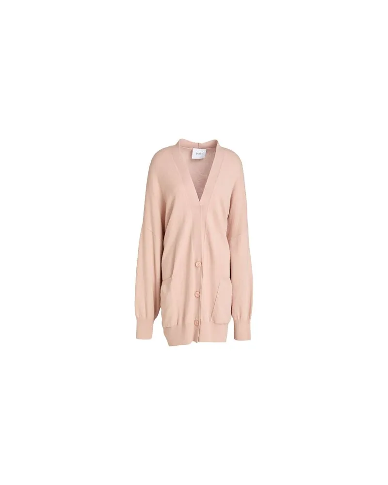 NUDE STRICKWAREN - Strickjackenauf YOOX.COM Hellrosa