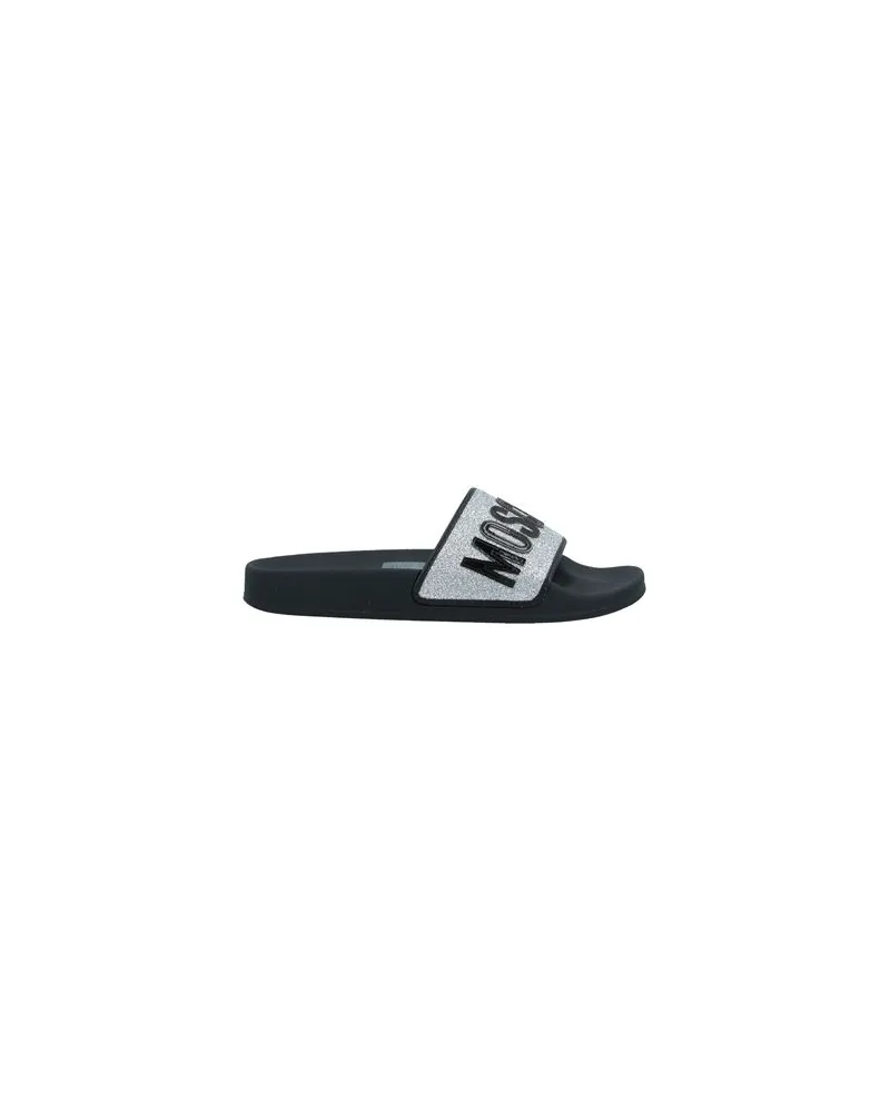 Moschino SCHUHE - Sandalenauf YOOX.COM Silber