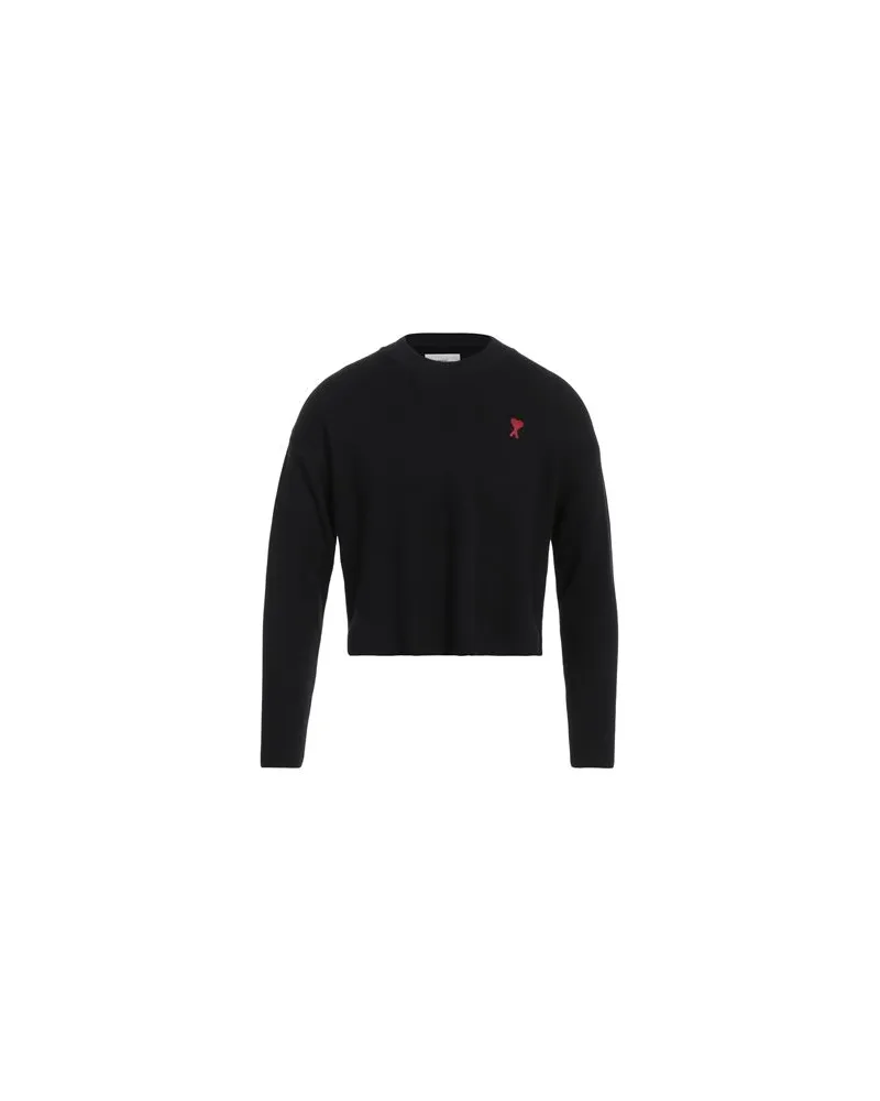 AMI Paris STRICKWAREN - Pulloverauf YOOX.COM Schwarz