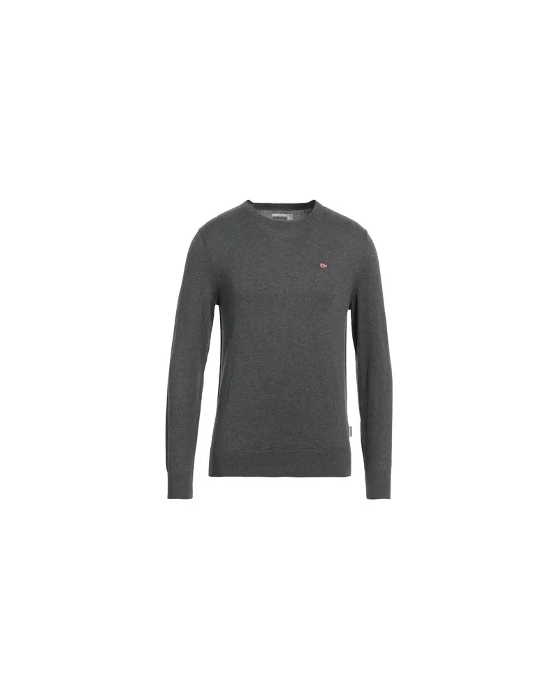 Napapijri STRICKWAREN - Pulloverauf YOOX.COM Grau
