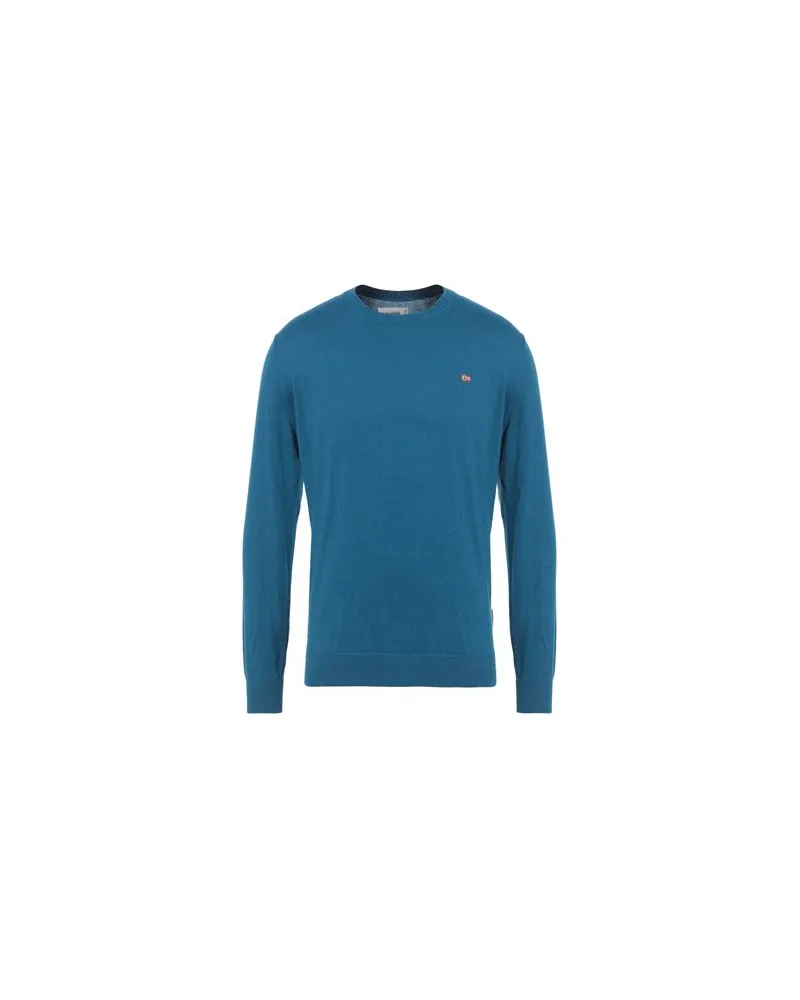 Napapijri STRICKWAREN - Pulloverauf YOOX.COM Blau