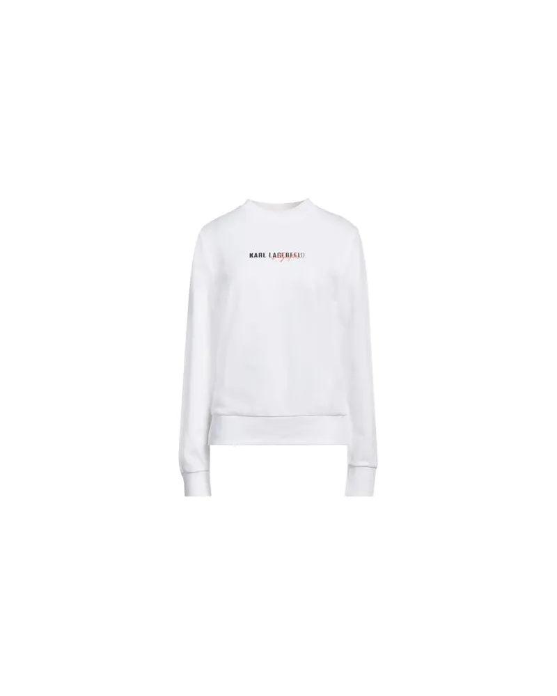 Karl Lagerfeld TOPS - Sweatshirtsauf YOOX.COM Weiß