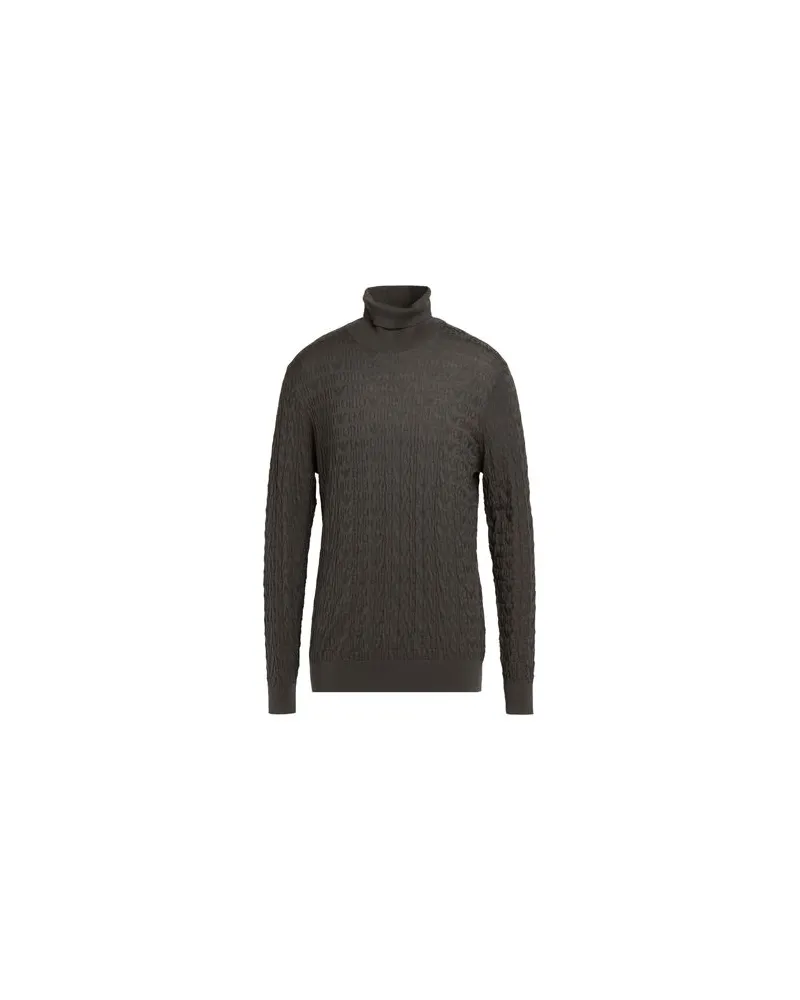 Emporio Armani STRICKWAREN - Rollkragenpulloverauf YOOX.COM Militärgrün