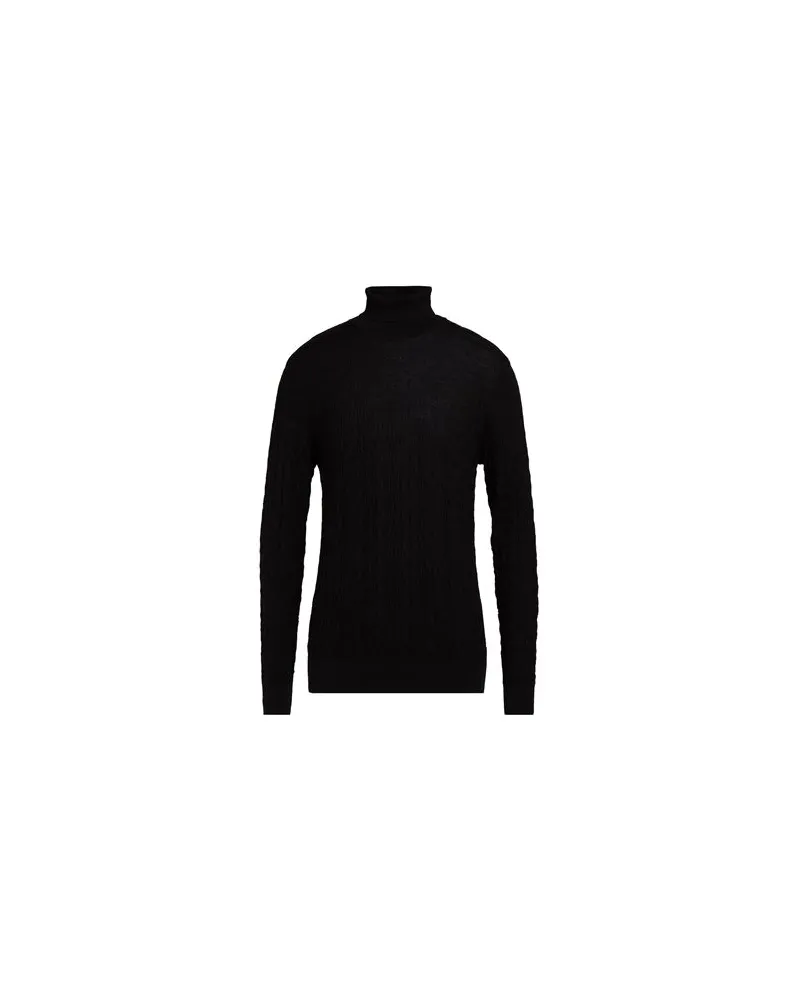Emporio Armani STRICKWAREN - Rollkragenpulloverauf YOOX.COM Schwarz