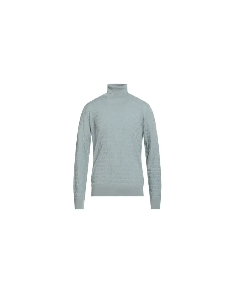 Emporio Armani STRICKWAREN - Rollkragenpulloverauf YOOX.COM Himmelblau