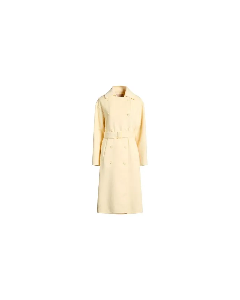 Twin-Set JACKEN & MÄNTEL - Mäntelauf YOOX.COM Pastellgelb