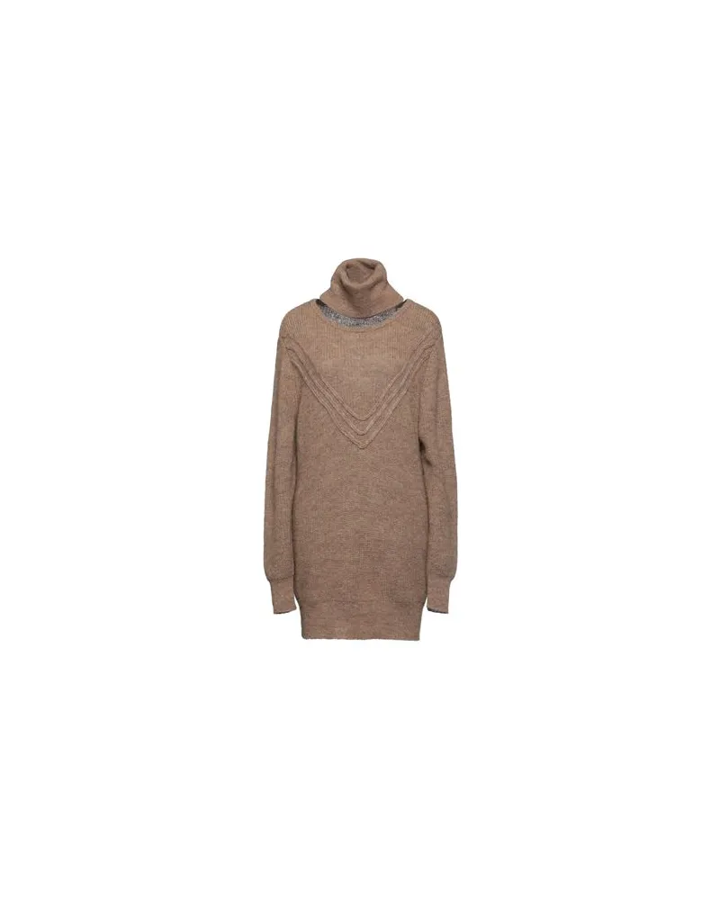 Icona By Kaos STRICKWAREN - Rollkragenpulloverauf YOOX.COM Khaki