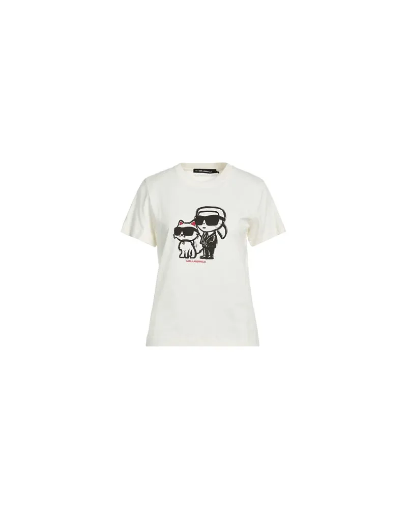 Karl Lagerfeld TOPS - T-shirtsauf YOOX.COM Elfenbein