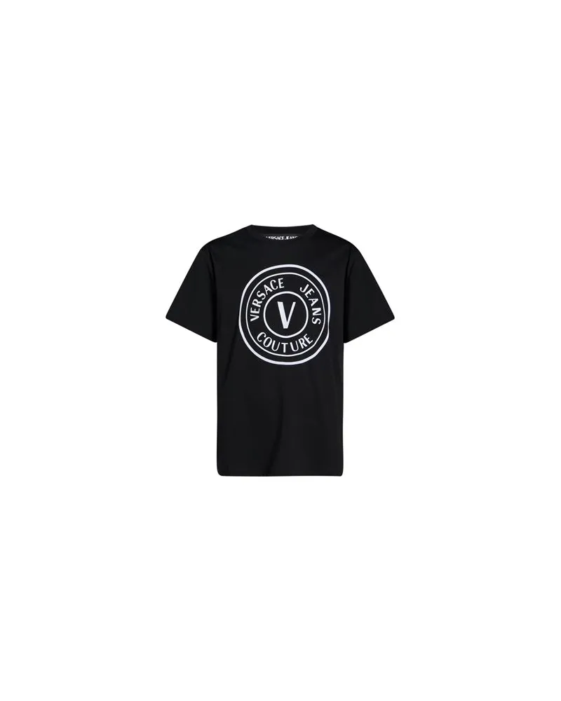 Versace Jeans TOPS - T-shirtsauf YOOX.COM Schwarz