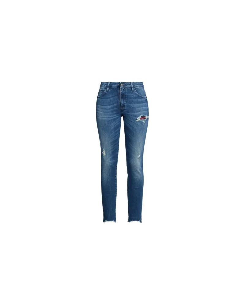 Guess HOSEN & RÖCKE - Jeanshosenauf YOOX.COM Blau