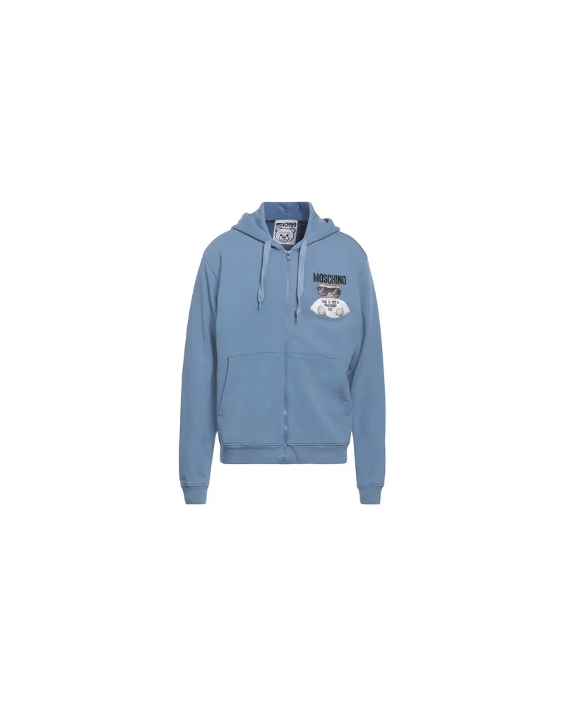 Moschino TOPS - Sweatshirtsauf YOOX.COM Blaugrau