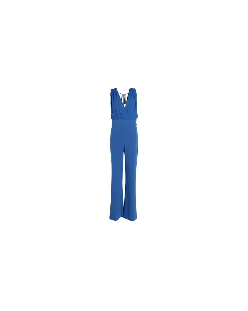 Patrizia Pepe OVERALLS - Jumpsuitsauf YOOX.COM Königsblau